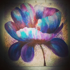 تابلو-گل-بنفشه