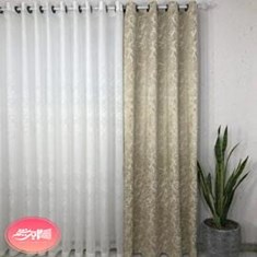 تک-پنل-پانچ-پرده-مخمل-پتینه-طرح-درختیرنگ-نسکافه-ای