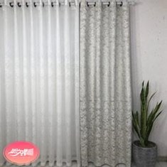 پرده-مخمل-طرح-پتینه-سنگیرنگ-طوسی