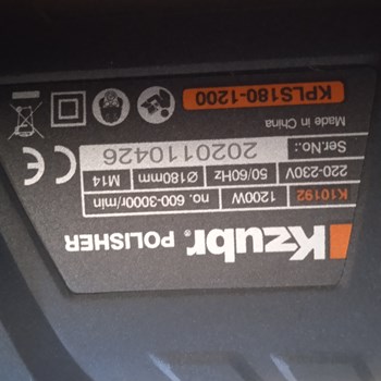 دستگاه-پولیش-1200-وات-زوبر-مدل-kpls-180-1200