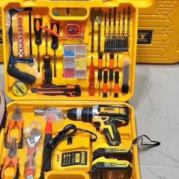 دریل-شارژی-دیوالت-با-پک-لوازم-کامل36-ولت
