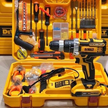 دریل-شارژی-دیوالت-با-پک-لوازم-کامل36-ولت
