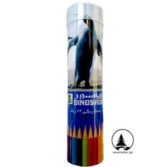 مدادرنگی-24-رنگ-دایناسور-جعبه-قوطی