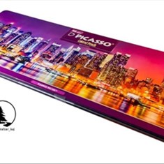 مداد-رنگی-48-رنگ-پیکاسو-جعبه-فلزی