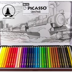 مدادرنگی-36-رنگ-پیکاسو-جعبه-فلزی