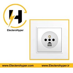 پریز-تلفن-دوکارهقــــاب-دور-فیــلم-پتـــــــرن-با-میانی-سفید-ایــران-کوبیســـمبا-میانی-سفید