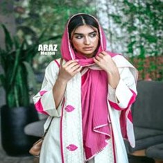 مانتو-لنین-نچرال-گلدوزی-مانتو-اصفهان