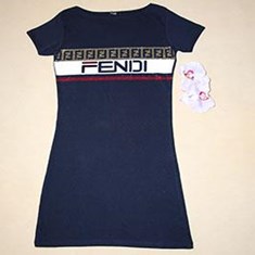 پیراهن-اسپرت-فندی-جلو-نگینی