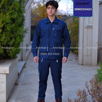 ست-کاپشن-و-شلوار-کار-مدل-ست-ورک،-رنگ-سرمه-ای-و-طوسی-تیره