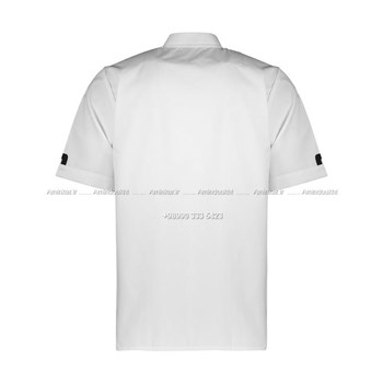 روپوش-آشپزی-کوتاه-مدل-مانی-رنگ-سفید-با-کد-43811،-محصول-شرکت-امین-دوخت