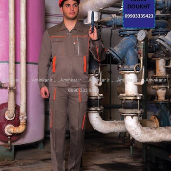 ست-کاپشن-و-شلوار-کار-مدل-سناتور،-رنگ-بندی-طوسی-قهوه-ای-نارنجی-و-سرمه-ای-آبی