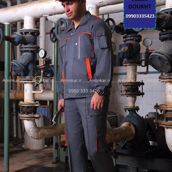 ست-کاپشن-و-شلوار-کار-مدل-سناتور،-رنگ-بندی-طوسی-قهوه-ای-نارنجی-و-سرمه-ای-آبی