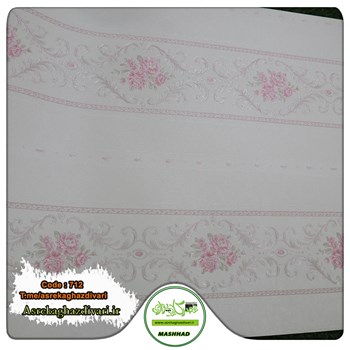 کاغذ-دیواری-راهرویی-حراجی-و-ارزان-قیمت-کد-712-سفید-و-رگه-های-صورتی-رنگ