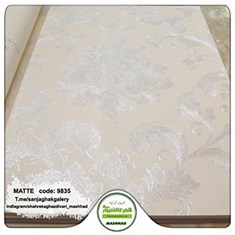 کاغذدیواری-داماسک-نقره-ای-آلبوم-مات-کد-9835