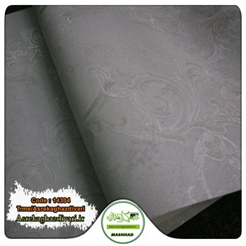 کاغذ-دیواری-حراجی-و-ارزانقیمت-کد-14304-طرح-داماسک-رنگ-کرم-روشن