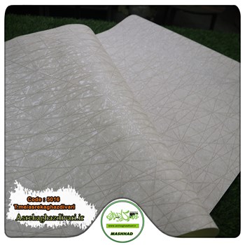 کاغذ-دیواری-ارزان-قیمت-و-حراجی-طرح-هندسی-کد-5016-کرم-رنگ