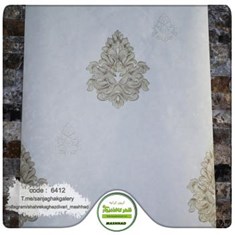 کاغذدیواری-طرح-داماسک-تک-گل-کد-6412