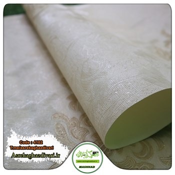 کاغذ-دیواری-مشهد-طرح-داماسک-ارزان-قیمت-و-حراجی-کد-4102-کرم-رنگ