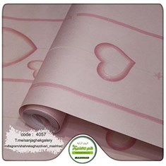 کاغذ-دیواری-حراجی-اتاق-دختر-طرح-قلب-کد-4057