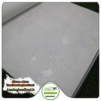 کاغذ-دیواری-آلبوم-اتم-Atom-طرح-پتینه-رنگ-سفید-کد-6054