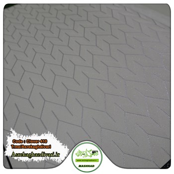 کاغذ-دیواری-البوم-کلاور-Clover-کد-410-طرح-هندسی-و-رنگ-طوسی-سفید