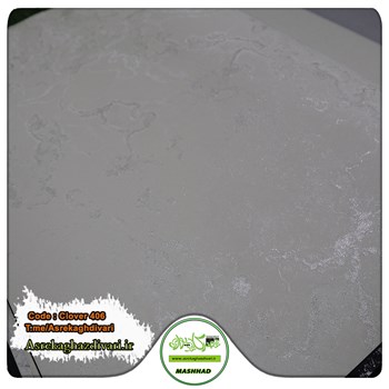 کاغذ-دیواری-البوم-کلاور-Clover-کد-406-طرح-سنگ-و-رنگ-سفید-صدفی