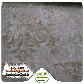 کاغذ-دیواری-حراجی-و-ارزان-قیمت-کد-14701-طرح-داماسک-کرم-طلایی