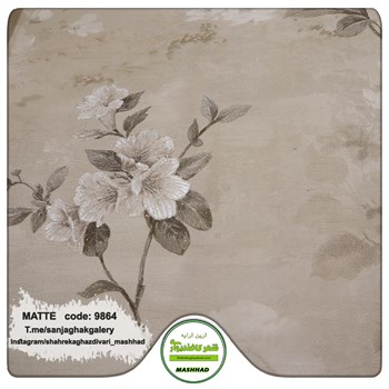 کاغذدیواری-طرح-گل-اتاق-خوابی-آلبوم-مات-MATTE-کد-9864