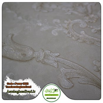 کاغذ-دیواری-آلبوم-پاور-Power-کد-3022-طرح-داماسک-رنگ-کرم-طوسی-قیمت-زیر-200