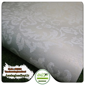 کاغذ-دیواری-ارزان-قیمت-و-حراجی-طرح-داماسک-رنگ-طوسی-کد-881824