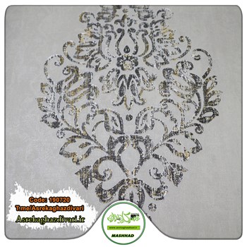 کاغذ-دیواری-ارزان-قیمت-طرح-داماسک-رنگ-کرم-کد-190720-انبار-مشهد