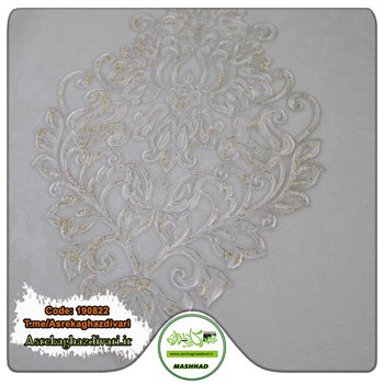 کاغذ-دیواری-ارزان-قیمت-طرح-داماسک-رنگ-کرم-کد-190822-انبار-مشهد