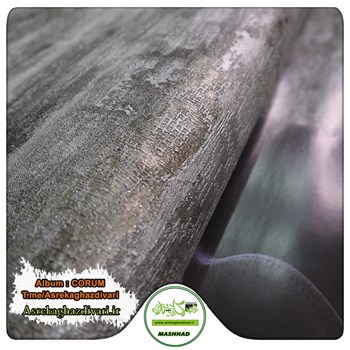 کاغذ-دیواری-رآلبوم-کروم-corum-کد-6531-طرح-پتینه-طوسی-مشکیانبار-مشهد