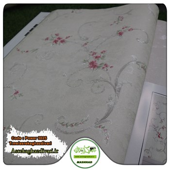 کاغذ-دیواری-آلبوم-پاور-Power-کد-3025-طرح-گل-دار-اتاق-خوابی-رنگ-طوسی-قیمت-زیر-200
