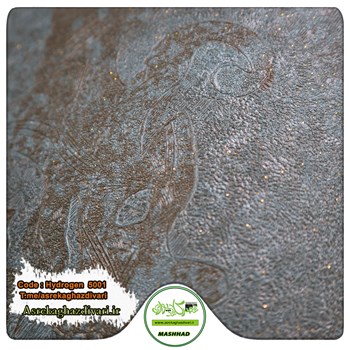 کاغذ-دیواری-آلبوم-هیدروژن-کد-5001-طرح-پتینه-رنگ-آبی-نفتی