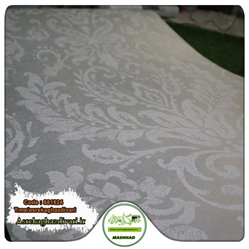 کاغذ-دیواری-ارزان-قیمت-و-حراجی-طرح-داماسک-رنگ-طوسی-کد-881824