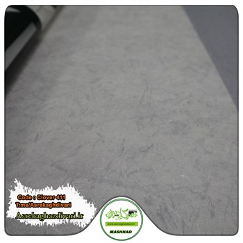 کاغذ-دیواری-البوم-کلاور-Clover-کد-411-طرح-پتینه-و-رنگ-طوسی-سفید