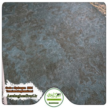 کاغذ-دیواری-آلبوم-هیدروژن-کد-5001-طرح-پتینه-رنگ-آبی-نفتی