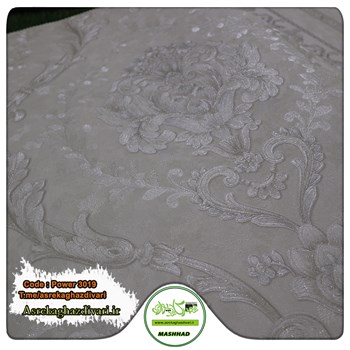 کاغذ-دیواری-آلبوم-پاور-Power-کد-3019-طرح-داماسک-رنگ-سفید-طوسی-قیمت-زیر-200