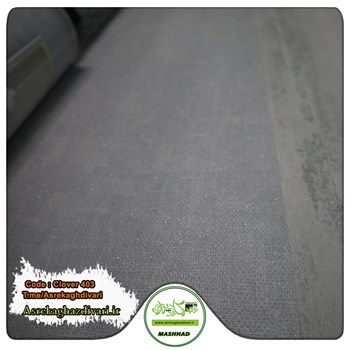 کاغذ-دیواری-البوم-کلاور-Clover-کد-403-طرح-بافت-دار-و-رنگ-طوسی