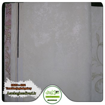 آلبوم-کاغذ-دیواری-انزو-Enzo-کد-4254-طرح-پتینه-سفید-ساده