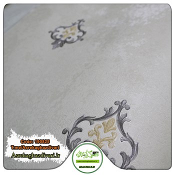 کاغذ-دیواری-ارزان-قیمت-طرح-داماسک-رنگ-کرم-کد-190825-انبار-مشهد