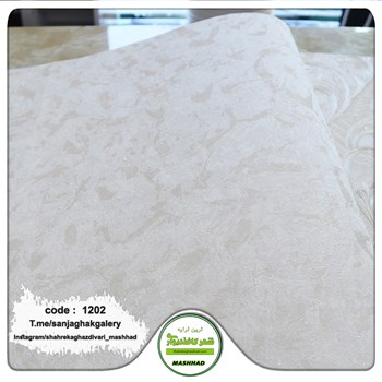 کاغذدیواری-مدرن-طرح-پتینه-سفید-کد-1202