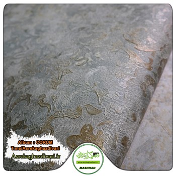 کاغذ-دیواری-رآلبوم-کروم-corum-کد-6521-طرح-داماسک-طوسی-انبار-مشهد