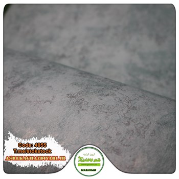 کاغذ-دیواری-ارزان-قیمت-بالای-24-رول-طرح-پتینه-سبز-پسته-ای-کد-4055