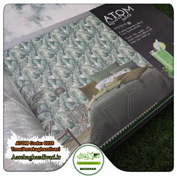 کاغذ-دیواری-آلبوم-اتم-ATOM-کد-6028-طرح-شاخه-درخت-اتاق-خوابی-سفید-سبز-رنگ-موجود-مشهد