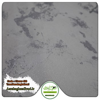 کاغذ-دیواری-البوم-کلاور-Clover-کد-430-طرح-پتینه-و-رنگ-سفید-طوسی