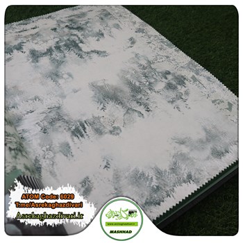 کاغذ-دیواری-آلبوم-اتم-ATOM-کد-6029-طرح-پتینه-سفید-سبز-رنگ-موجود-مشهد