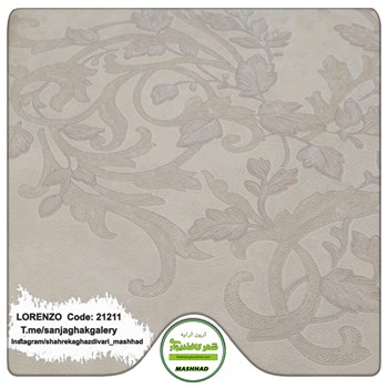کاغذدیواری-طرح-گل-طوسی-اتاق-خوابی-آلبوم-لورنزو-کد-21211