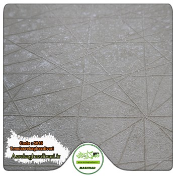 کاغذ-دیواری-ارزان-قیمت-و-حراجی-طرح-هندسی-کد-5016-کرم-رنگ